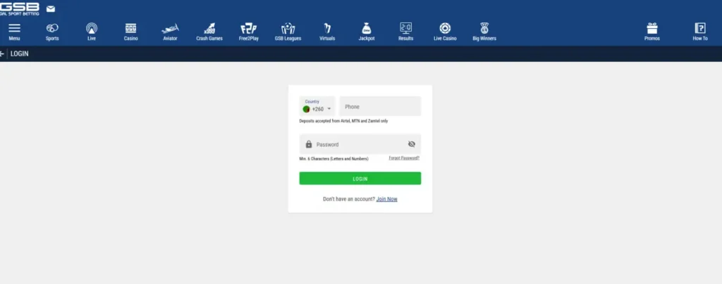 GSB Login